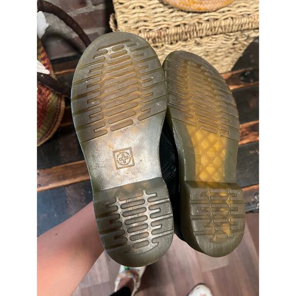 Dr. Martens 1460 Combat Boots Kids Black Size 3 - Picture 7 of 12